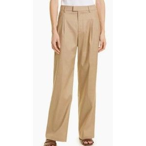 NWT Rails Women's Marnie Wide Leg Linen Blend Pants  size 12 in Driftwood